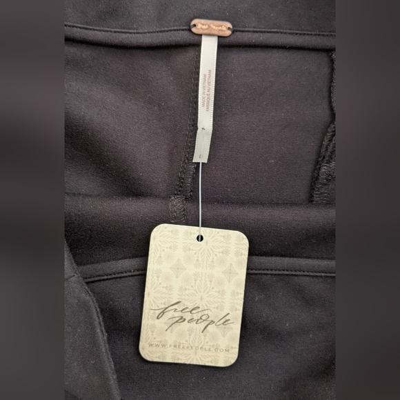 NWT Free People black leggings 0 - Picture 4 of 9